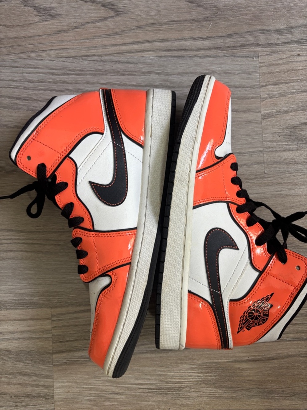 Nike Orange Black White Sneakers
